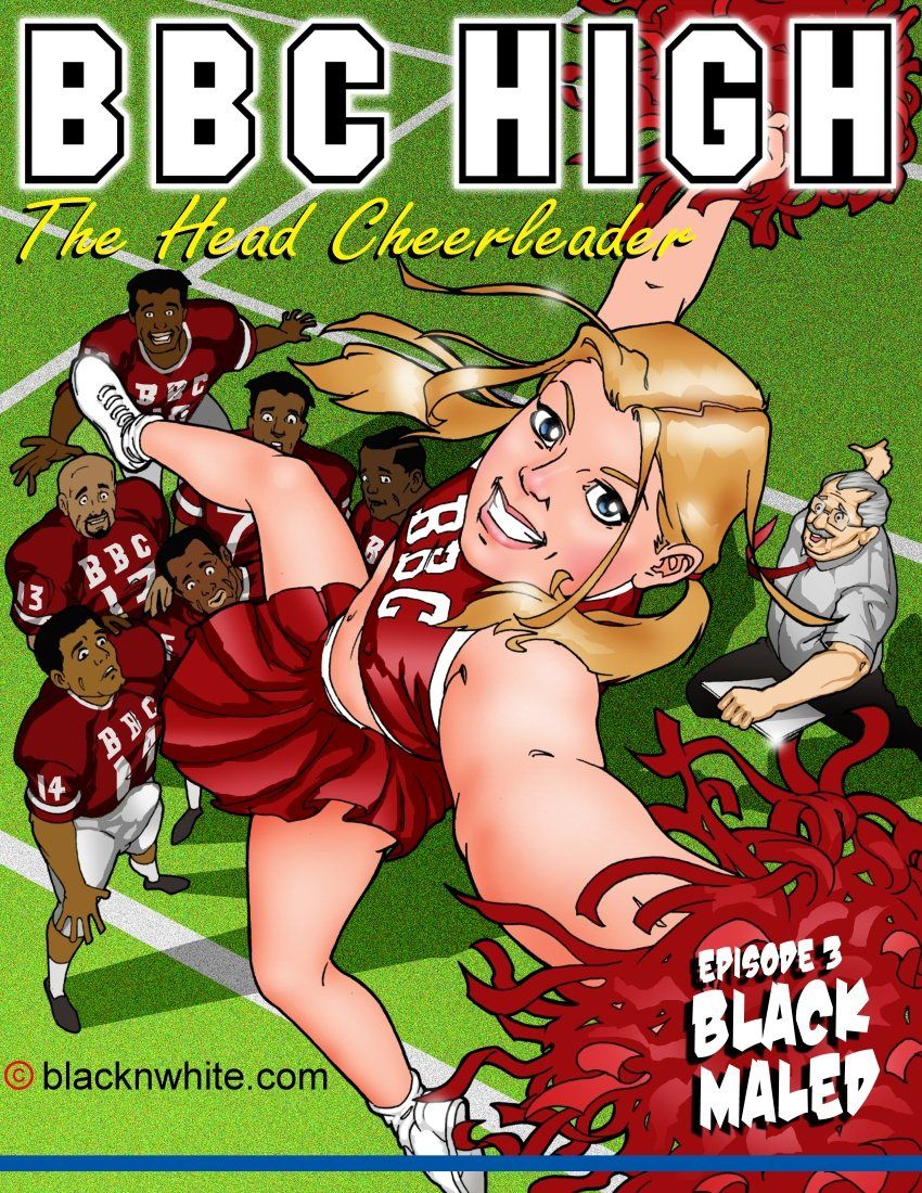 BBC HIGH The Head cheerleader 3, BlacknWhite page 8