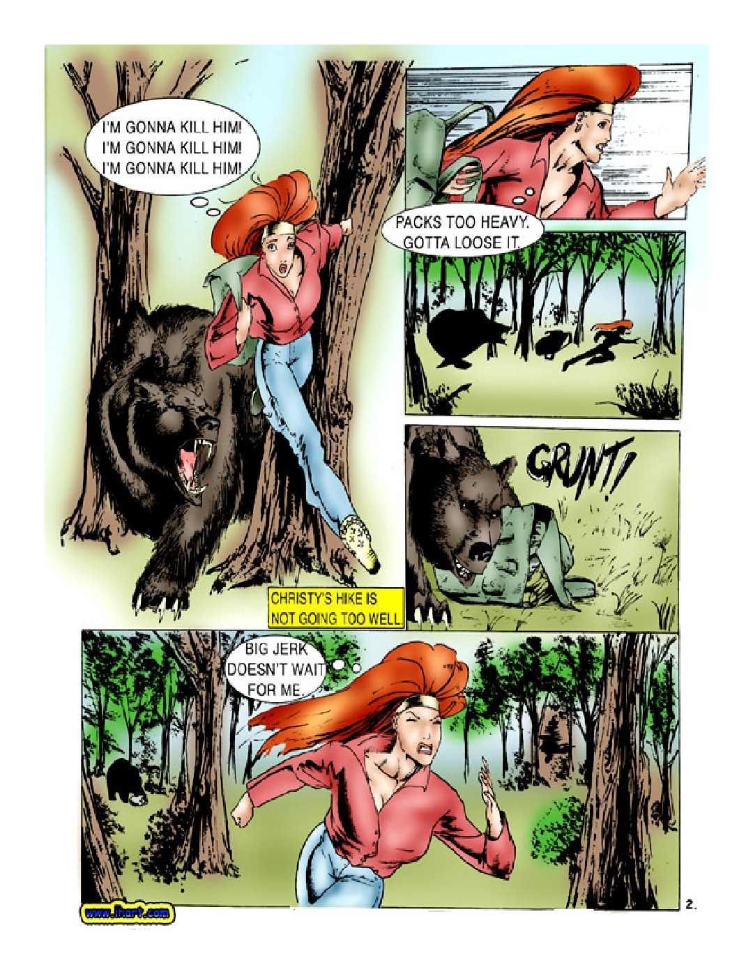 The Bear - Big Boobs xxx Fighting Sex page 2