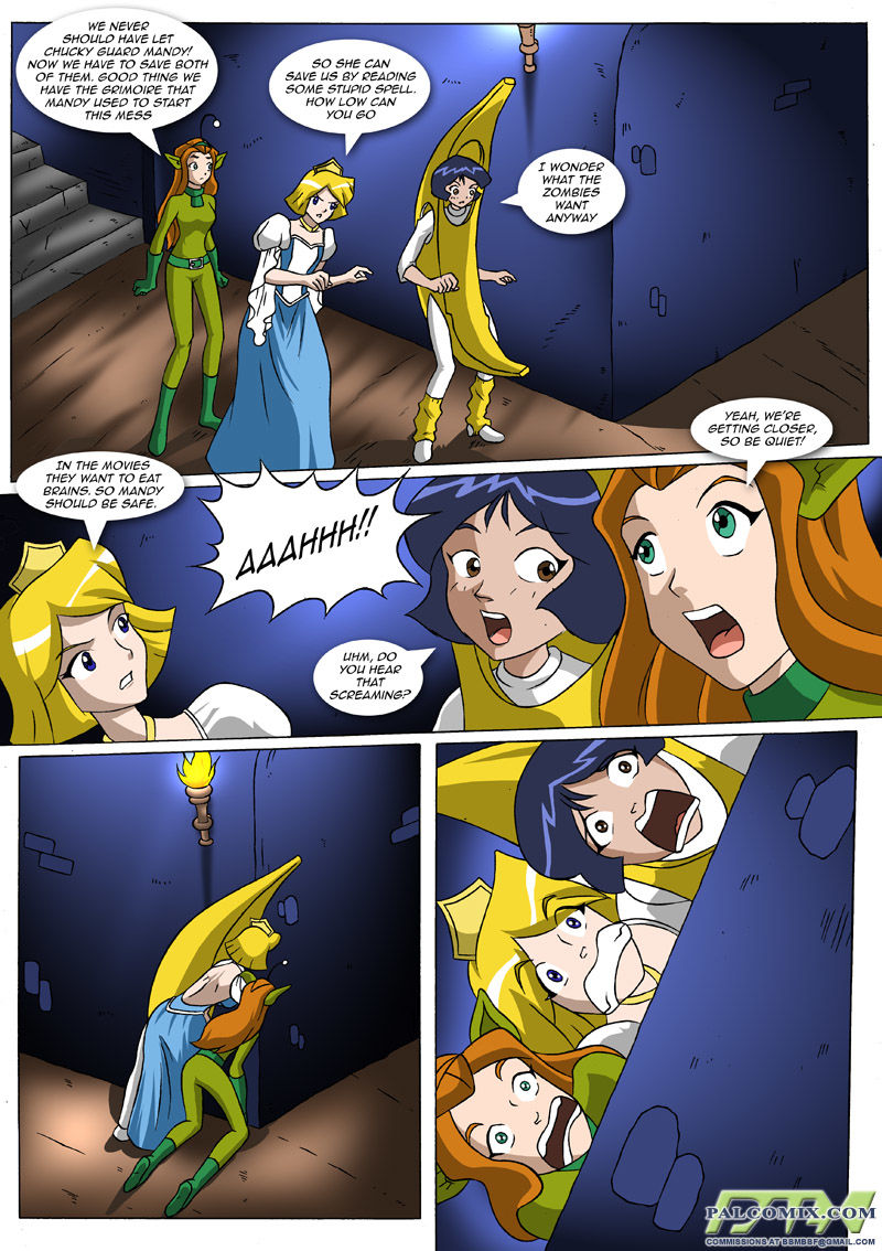Palcomix-Zombies are Like, So Well Hung! (Totally Spies) page 2