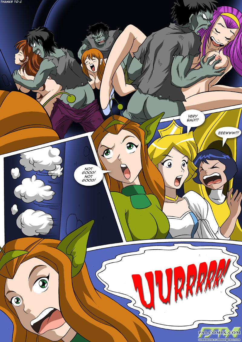 Palcomix-Zombies are Like, So Well Hung! (Totally Spies) page 3