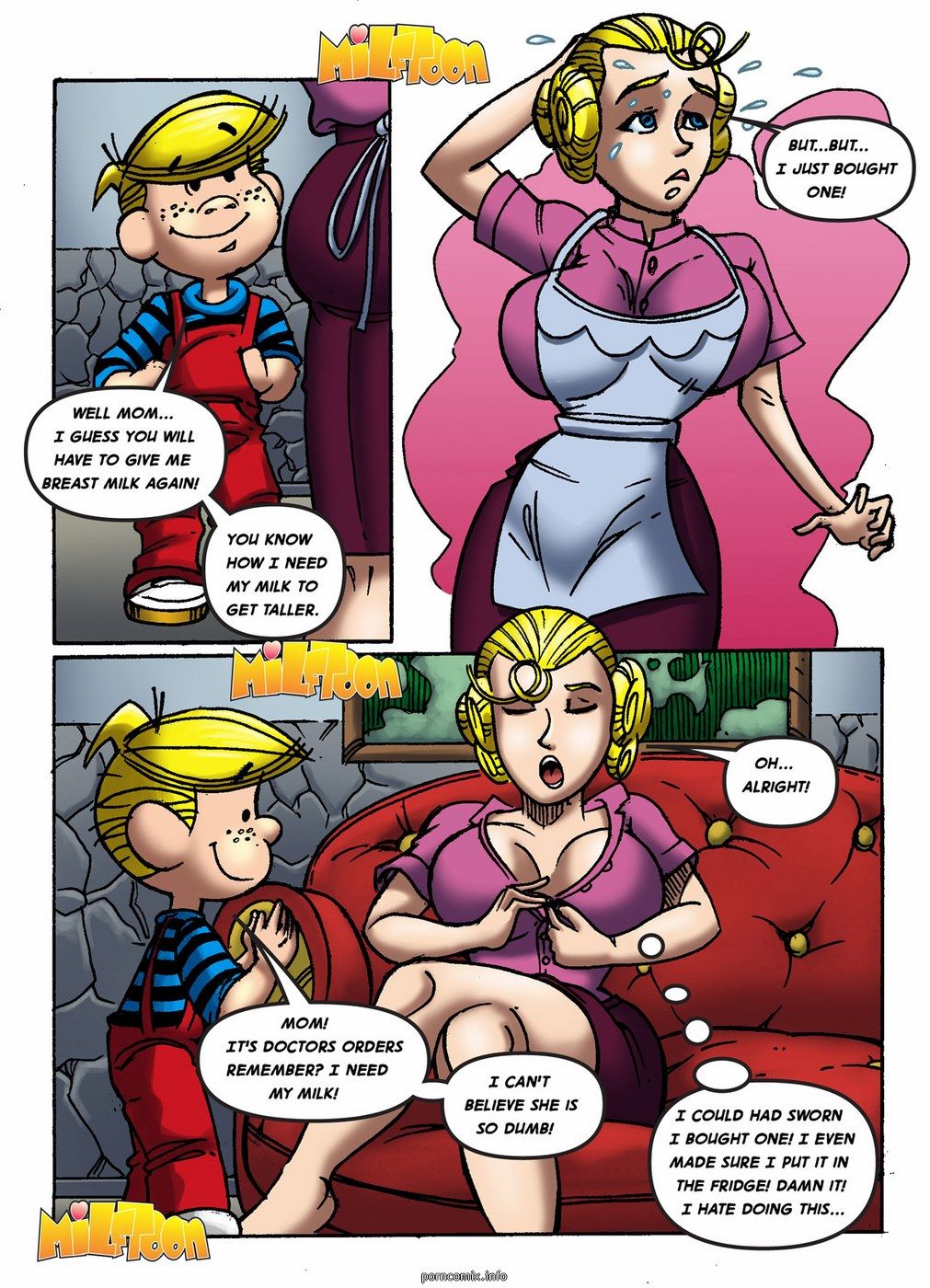 Milftoon - Dennis the Trickster, Incest page 3
