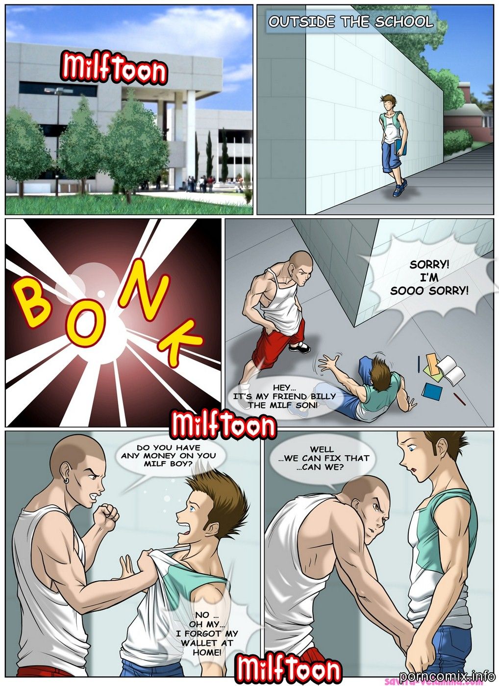 Milftoon - Prize - Teacher and student sex page 1