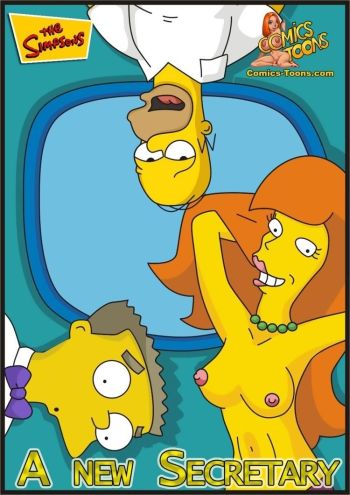The Simpsons A New Secretary cover