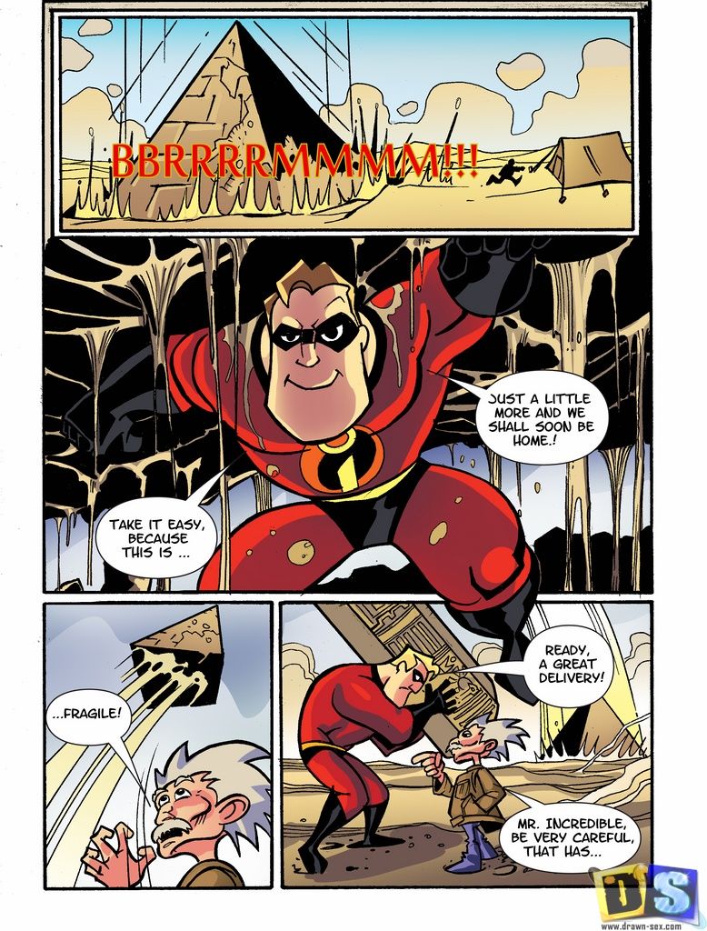 The Incredibles In Egypt - Drawn Sex page 1