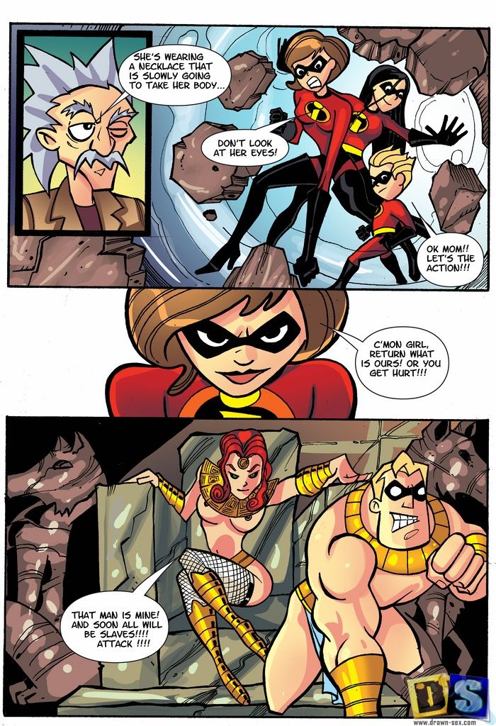 The Incredibles In Egypt - Drawn Sex page 6