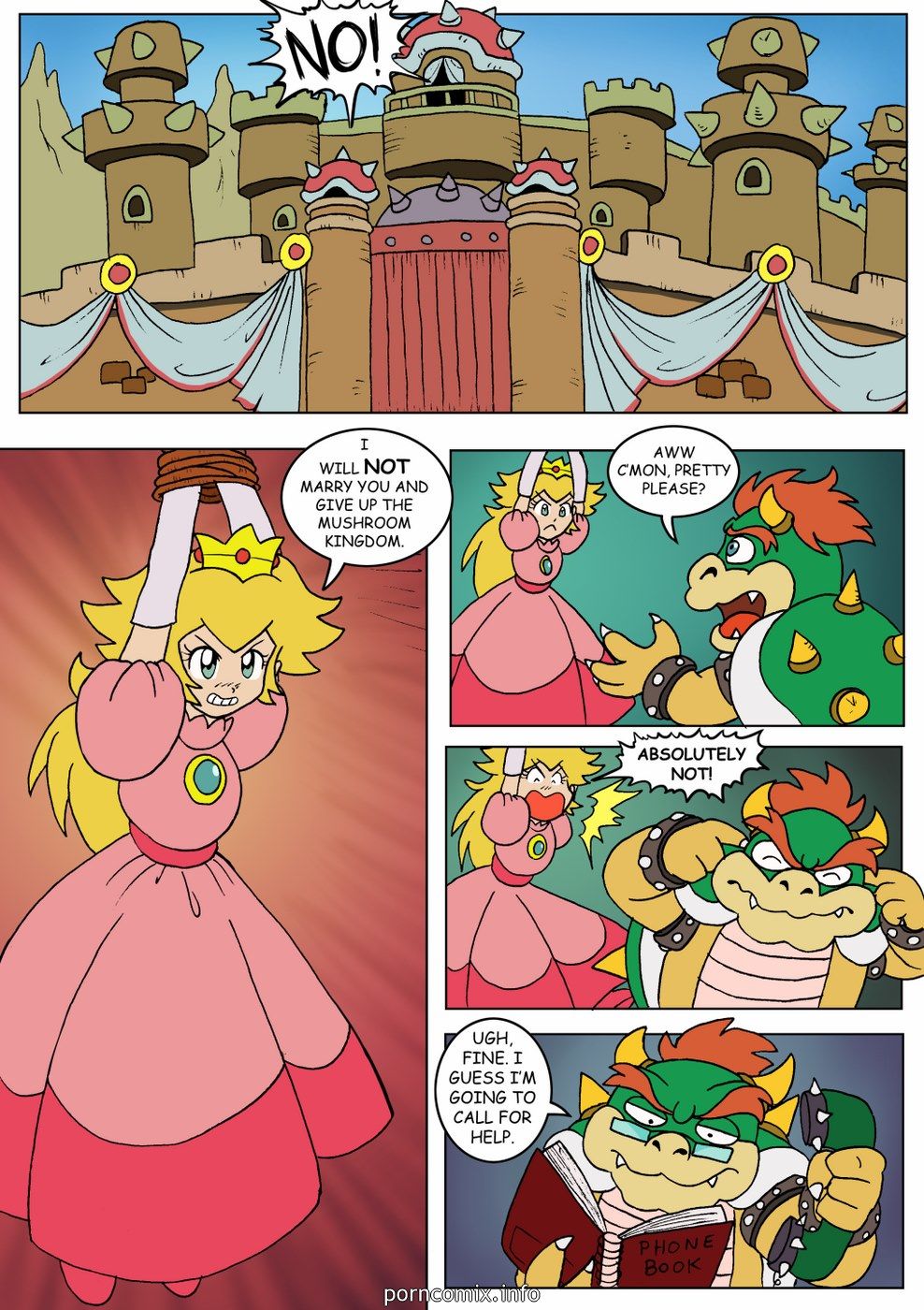 Peach's Tail of Escape (Super Mario Brothers) page 2