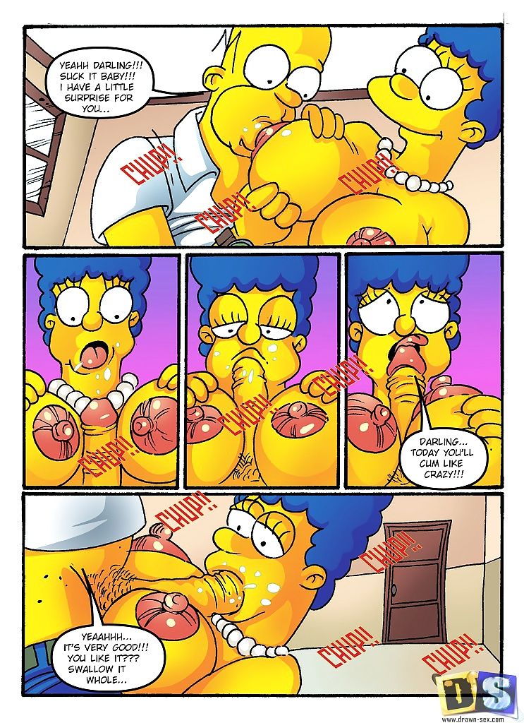 The Simpsons - Marges Surprise,Drawn Sex page 2