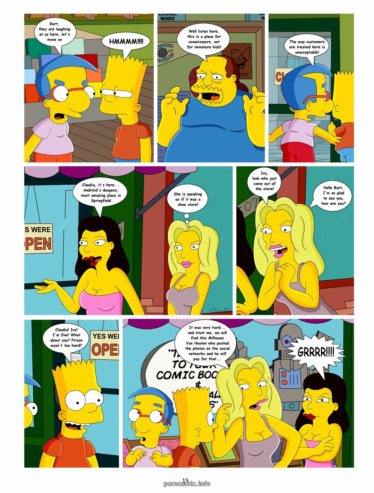 The Simpsons-Conquest of Springfield,Claudia page 16