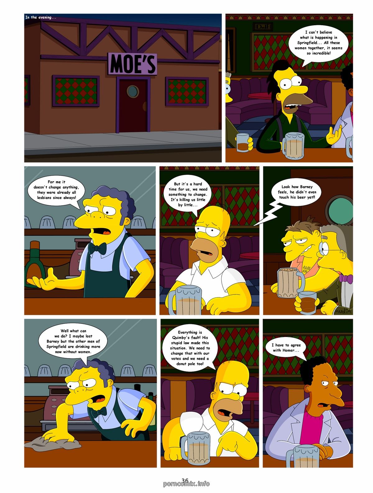 The Simpsons-Conquest of Springfield,Claudia page 37