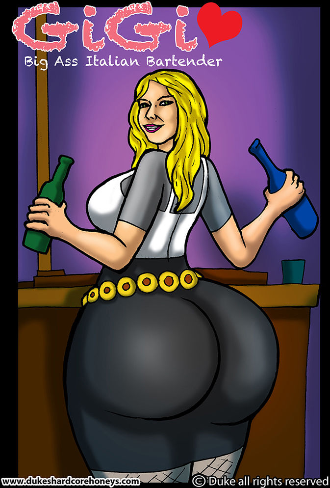 Gigi - Big Ass Italian Bartender 1,Duke Honey page 1