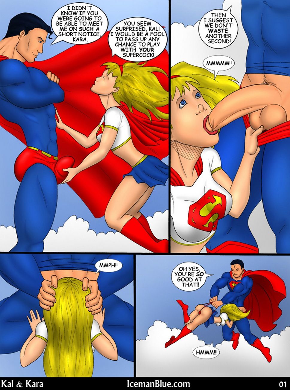 [Iceman Blue] Kal & Kara (Superman) page 2