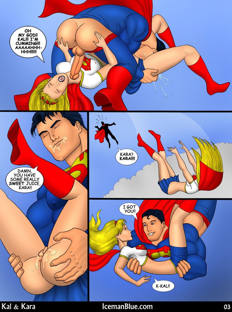 [Iceman Blue] Kal & Kara (Superman) page 4