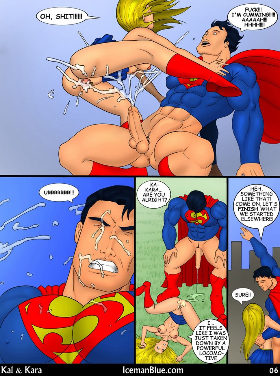[Iceman Blue] Kal & Kara (Superman) page 7