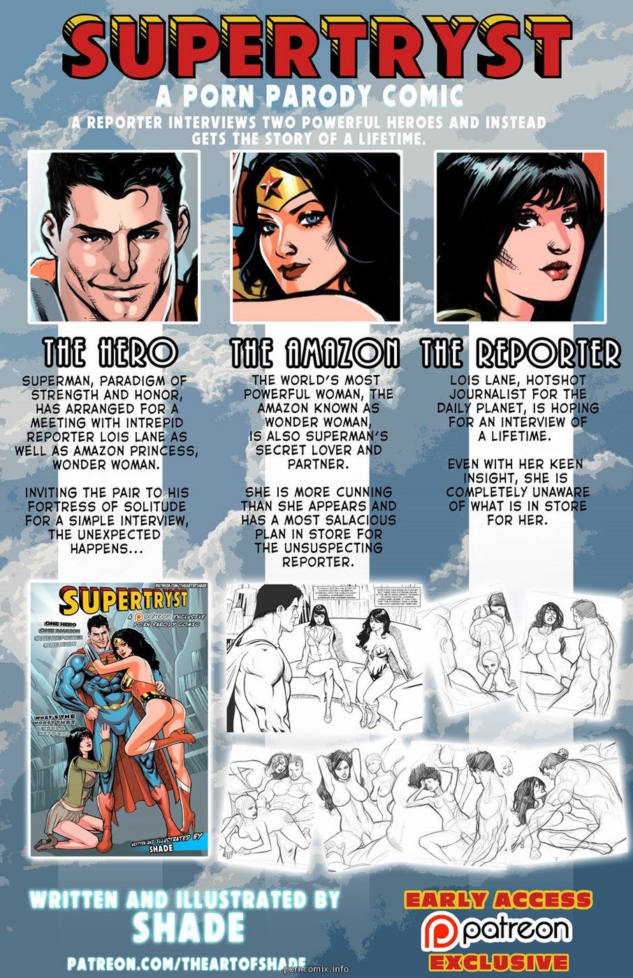 Shade - Supertryst - Superman, WonderWoman page 2