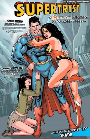 Shade - Supertryst - Superman, WonderWoman cover