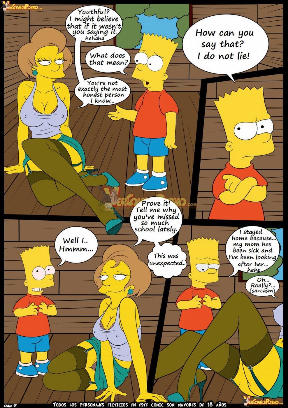 Croc ] Los Simpsons 5 - New Lessons (English) Page 10 - Free Porn Comics