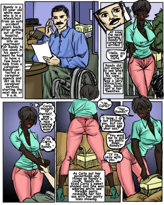 The Caregiver - illustrated interracial page 2