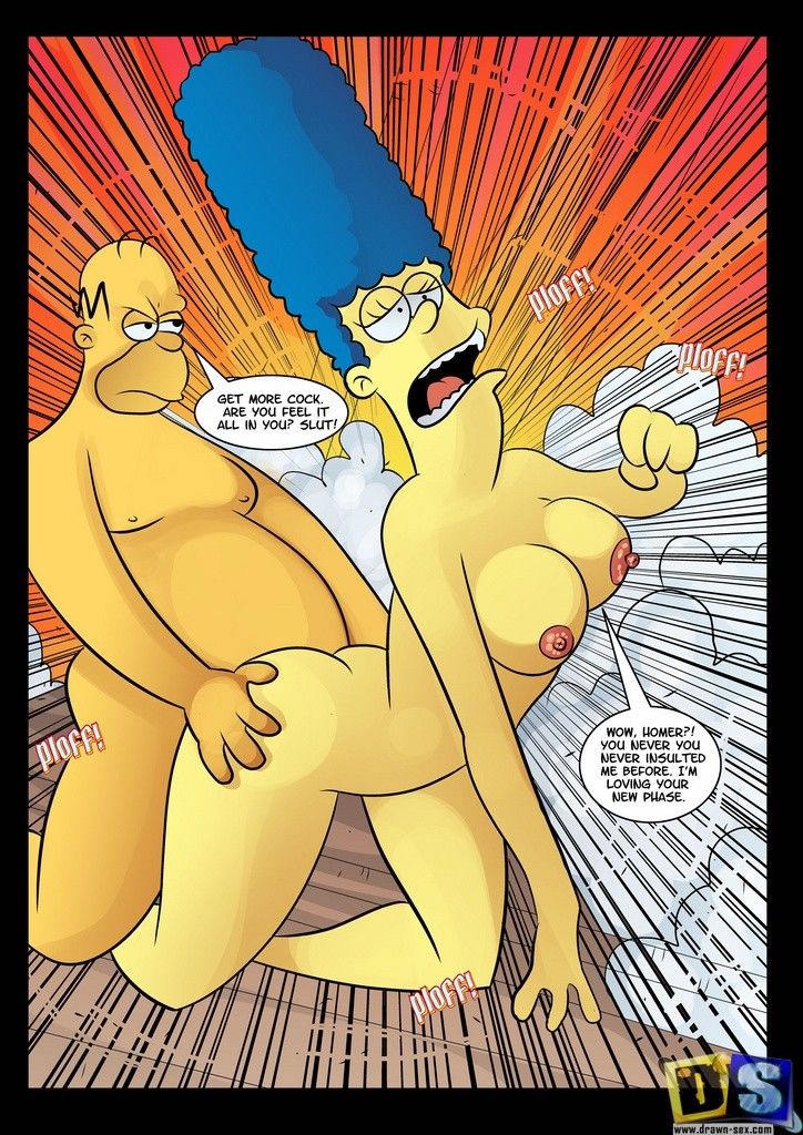 [DrawnSex] Simpsons - Wiggums turned to Homer page 8
