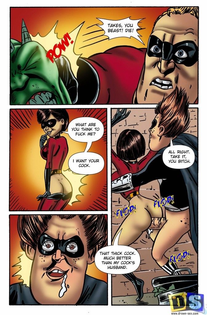 Incredibles - Drawn Sex, Cartoon page 3