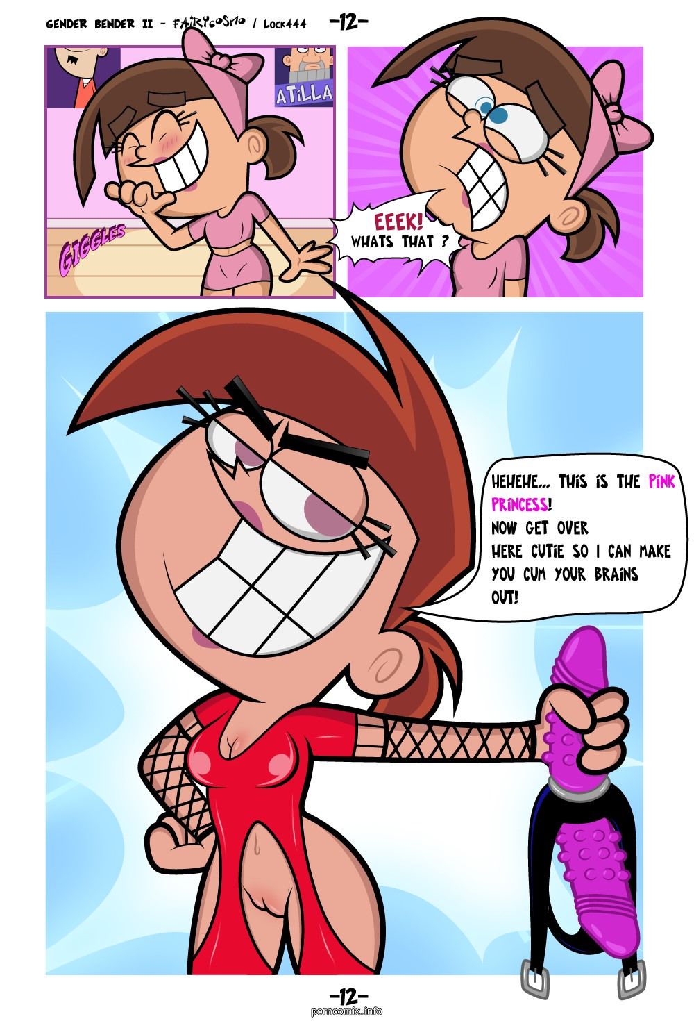 1000px x 1470px - Fairly OddParents Gender Bender II [FairyCosmo] Page 13 - Free Porn Comics