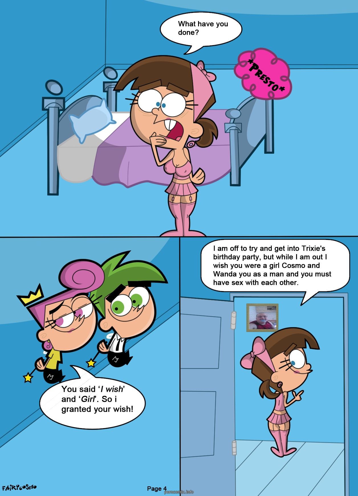 1256px x 1743px - Fairly OddParents - Gender Bender Page 6 - Free Porn Comics