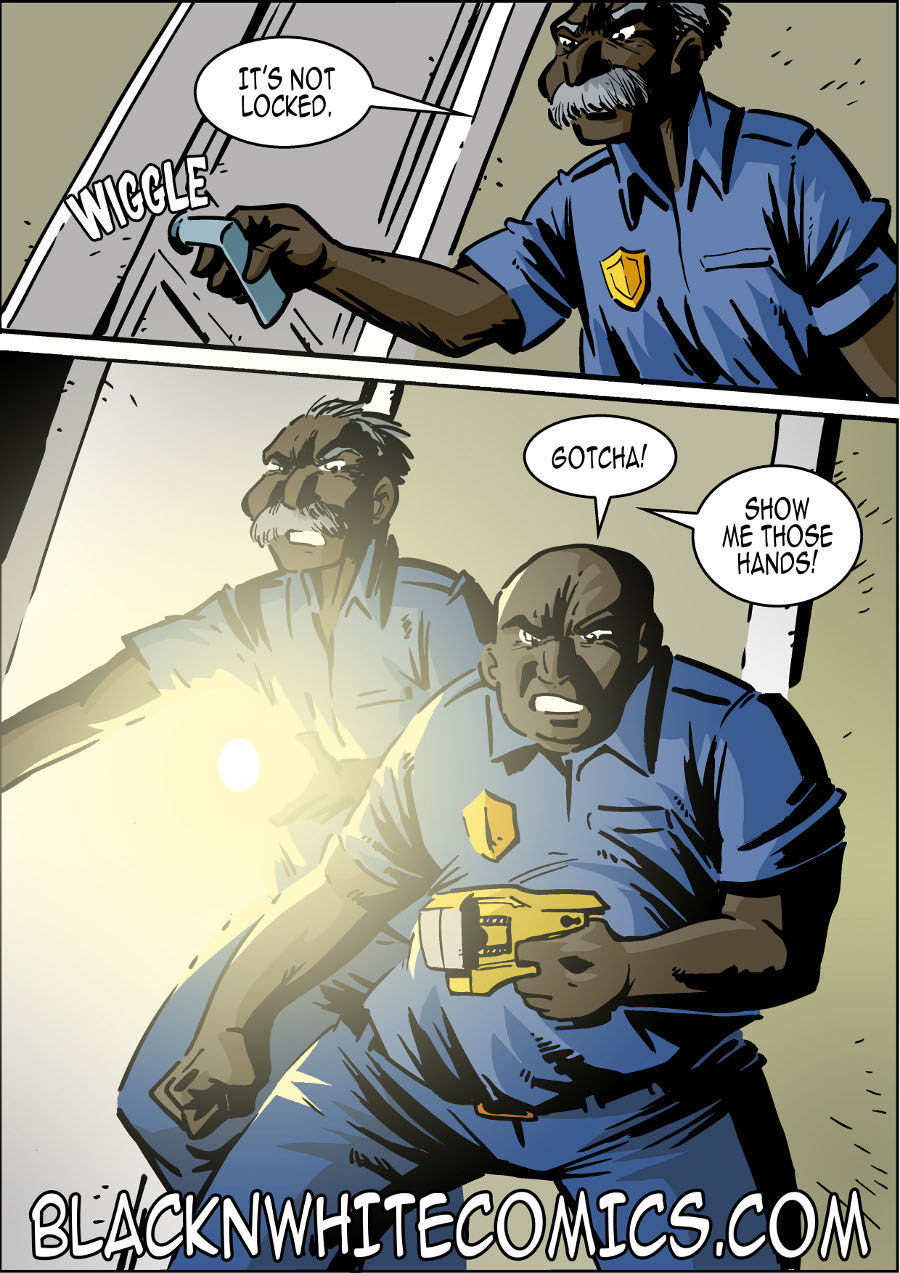 Campus Police - BlackNwhite Interracial page 4