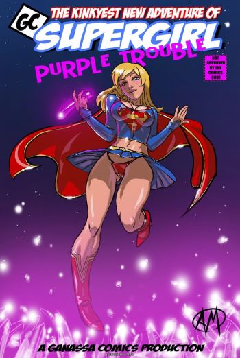 Supergirl - Purple Trouble, XXX Parody cover