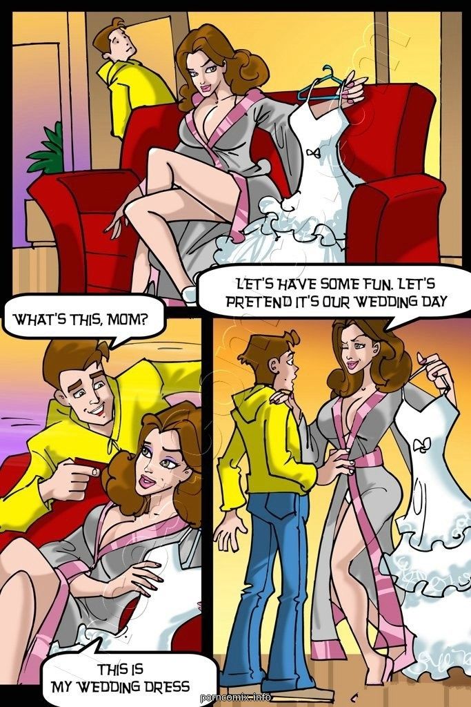 Mother And Son Sex Comics - Mom-Son - Fake wedding Incest Sex Page 1 - Free Porn Comics