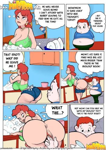Milftoon - The Idiot, Mom son incest cover