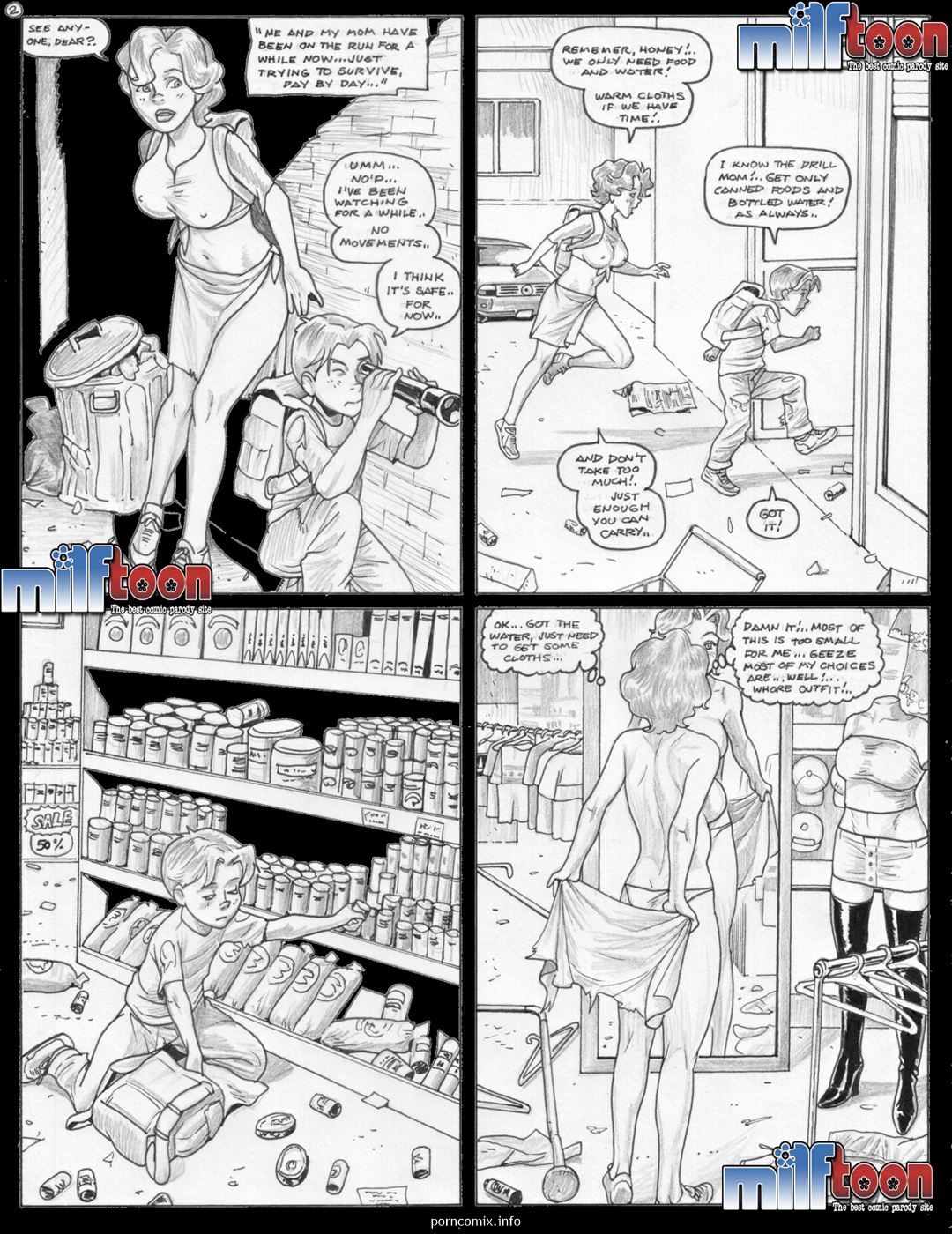 Milftoon - Contains Virus Zombies page 2