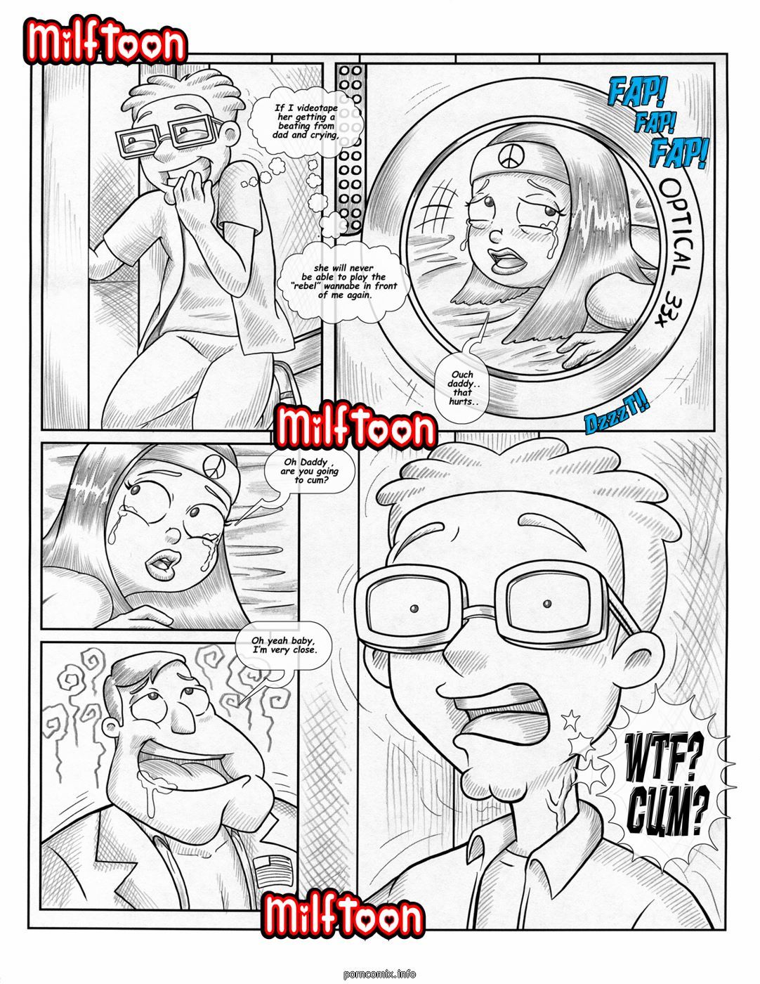 Milftoon - Americunt Mom-Dad Incest page 4