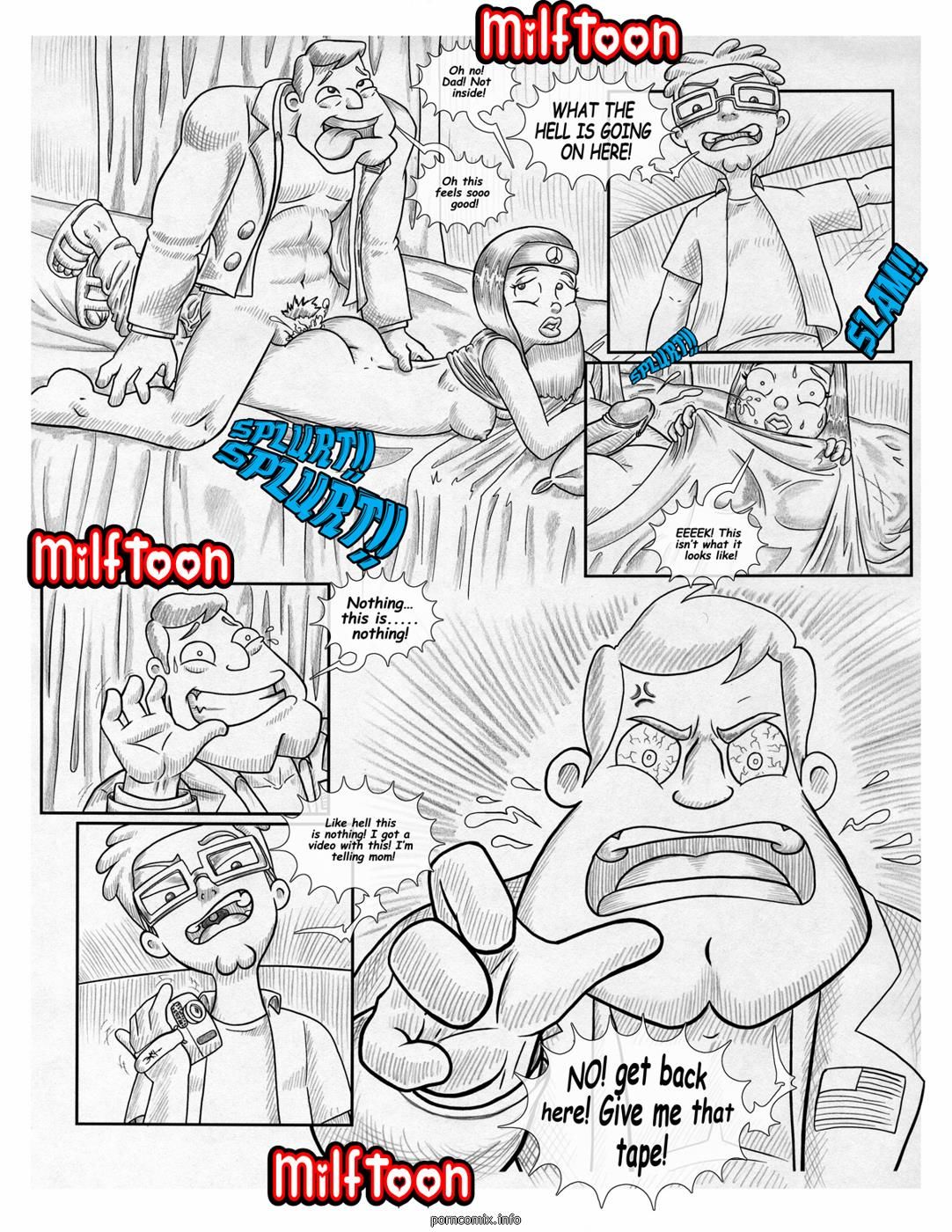 Milftoon - Americunt Mom-Dad Incest page 5