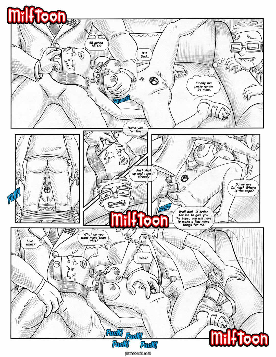 Milftoon - Americunt Mom-Dad Incest page 8