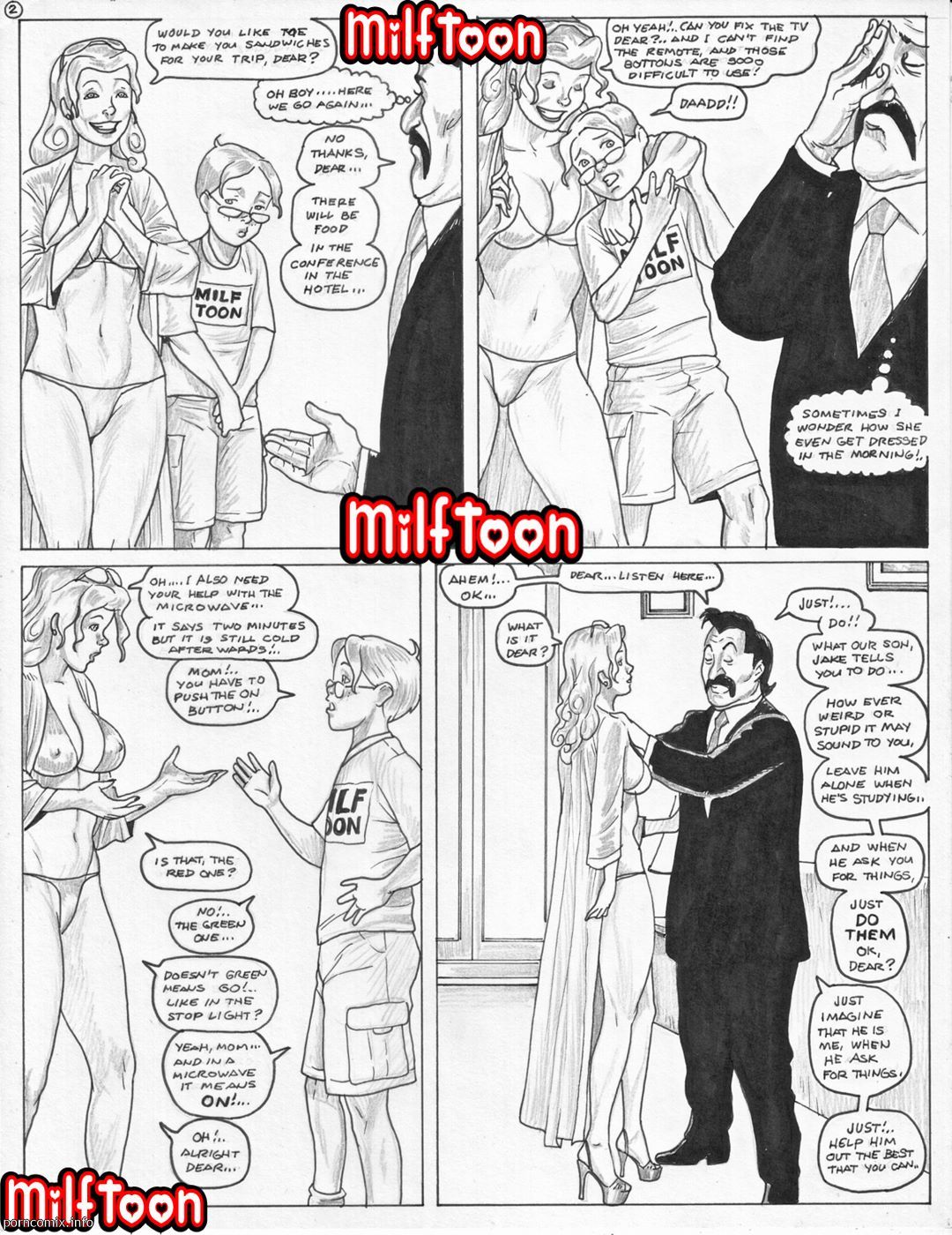 Milftoon - Dumb Blond page 3