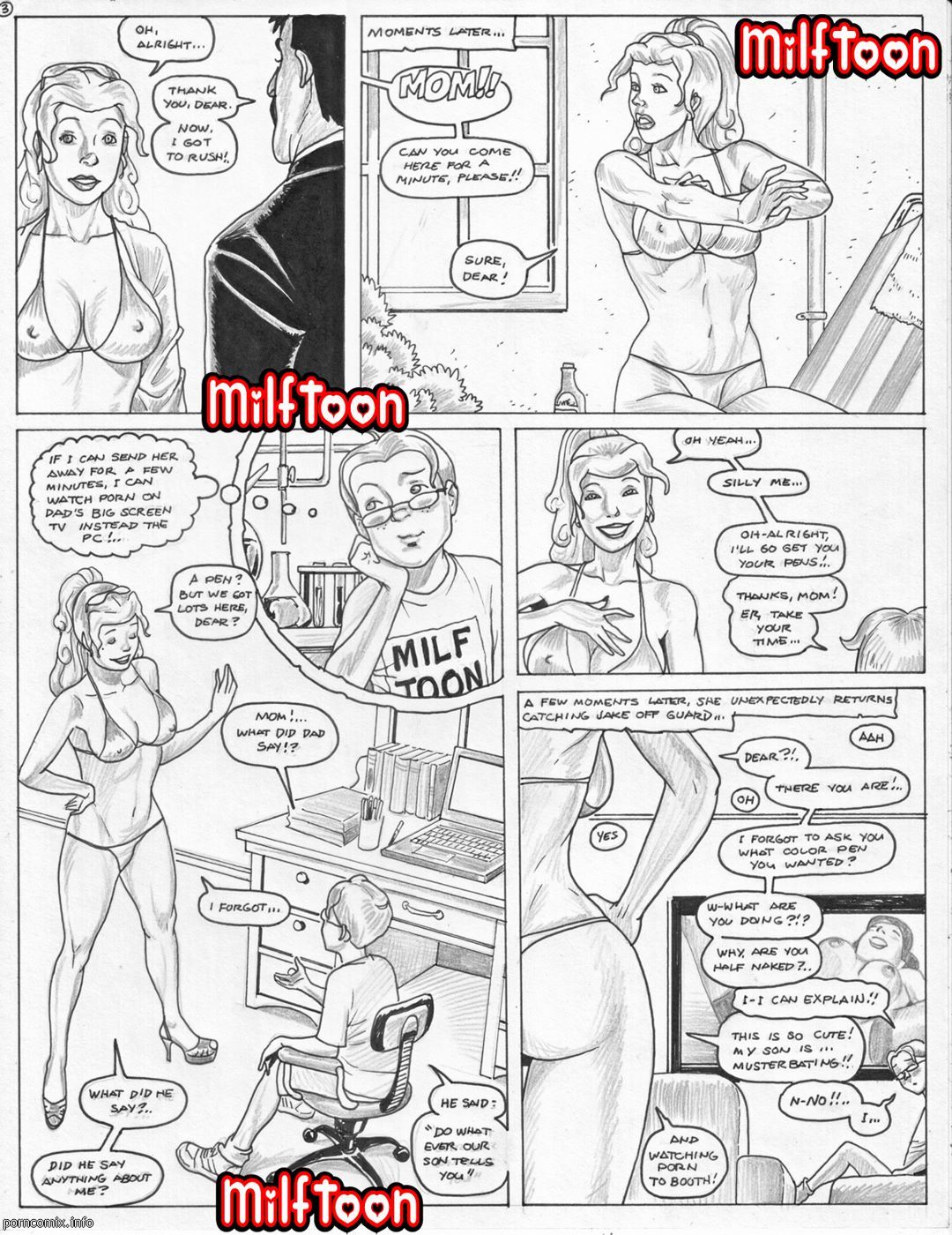Milftoon - Dumb Blond page 4