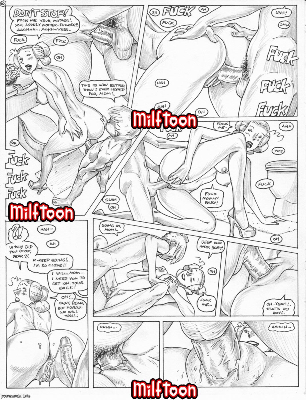 Milftoon - Dennix,PBX Incest page 10