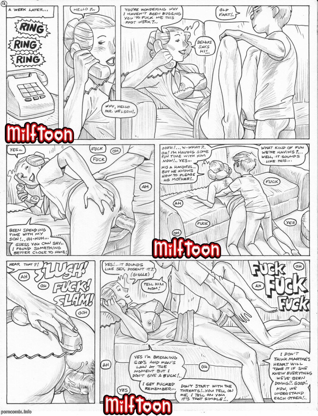 Milftoon - Dennix,PBX Incest page 12
