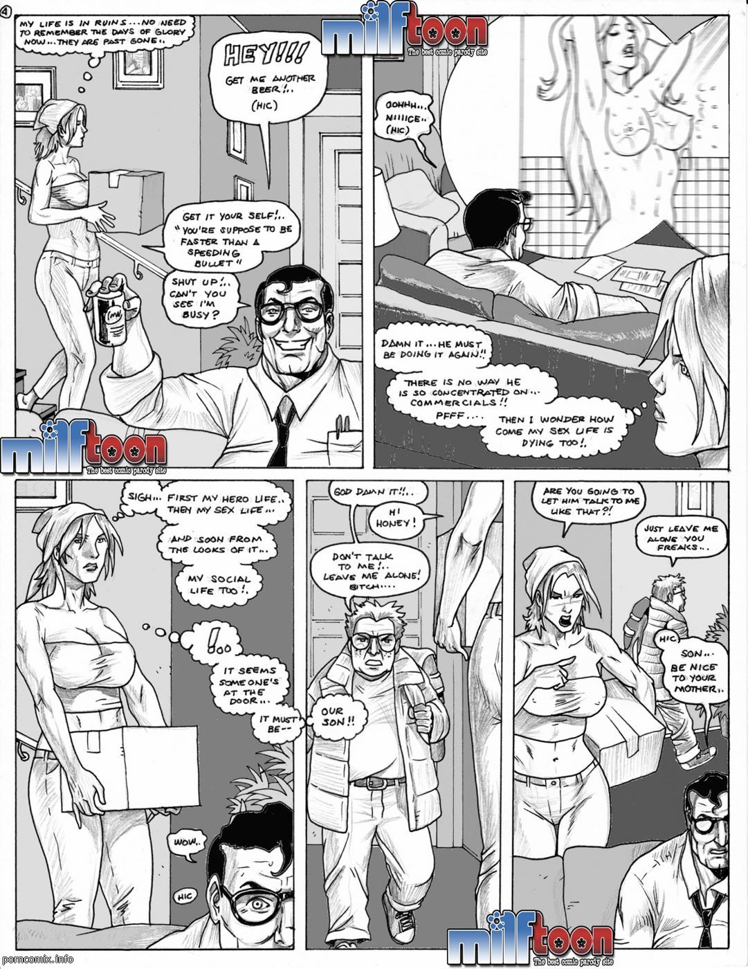 Milftoon - Family Power page 4