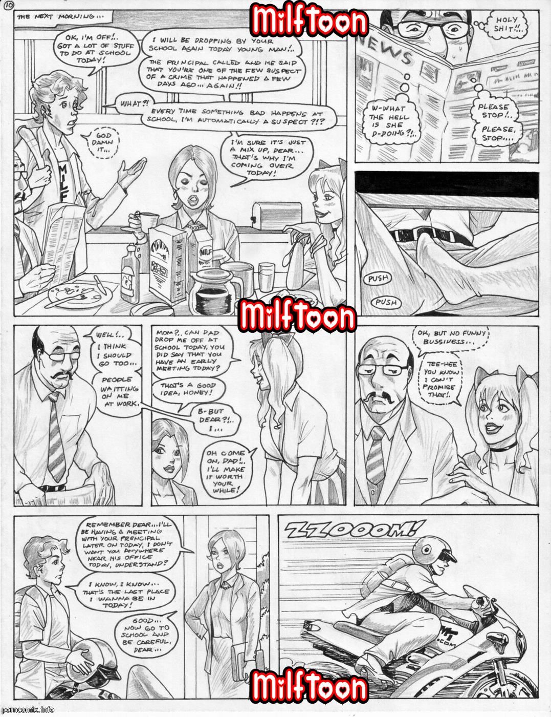 Milftoon - Family, Mom Son Incest page 11