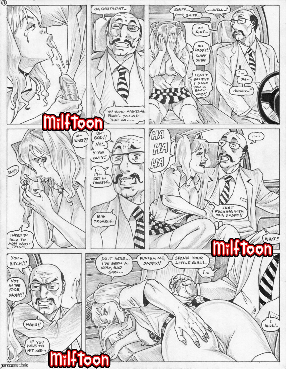 Milftoon - Family, Mom Son Incest page 14