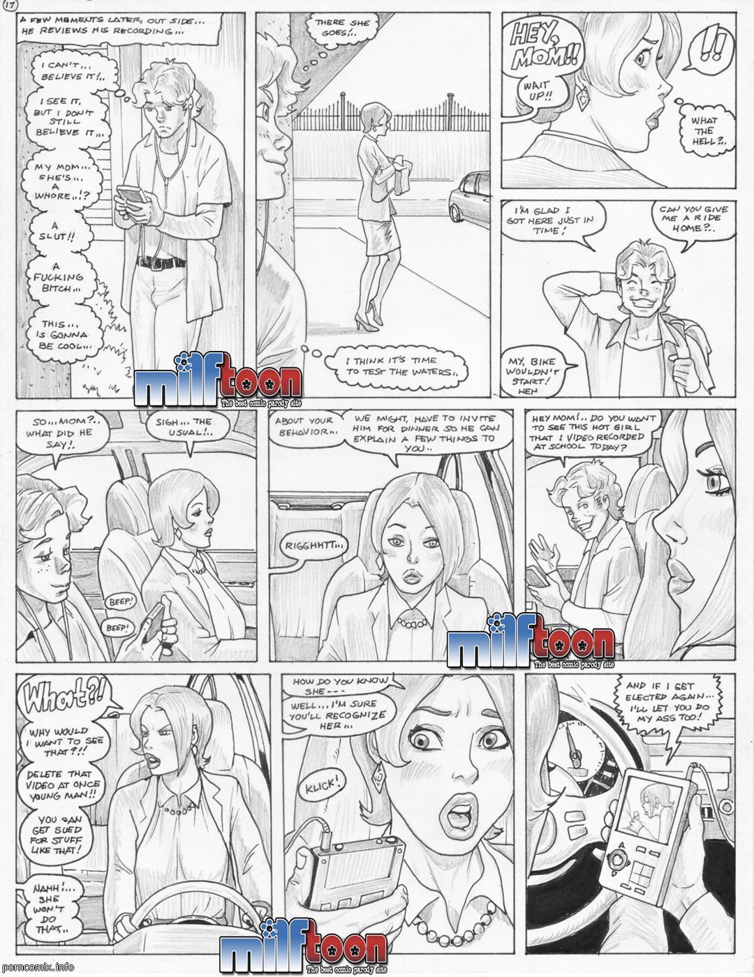 Milftoon - Family, Mom Son Incest page 18