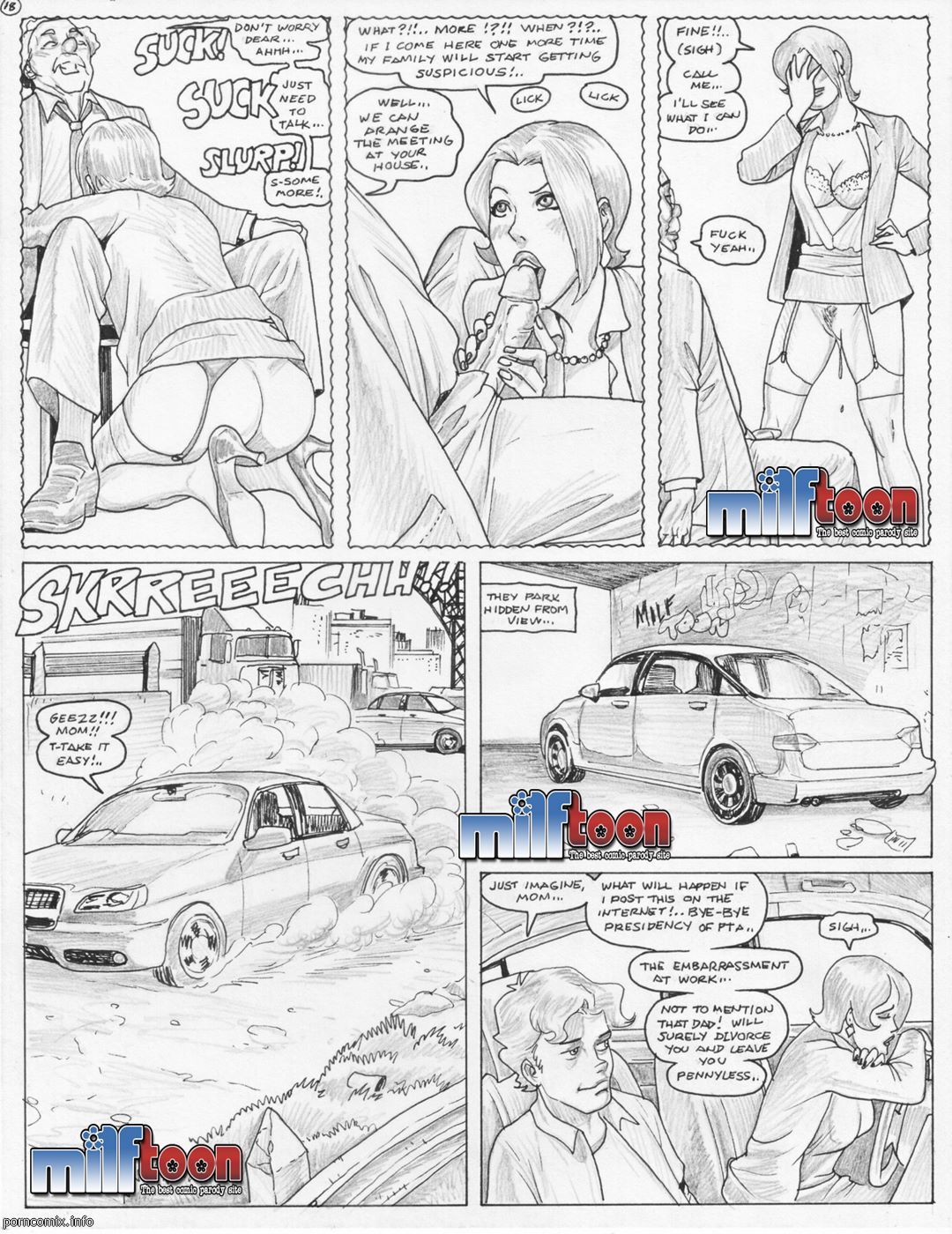 Milftoon - Family, Mom Son Incest page 19