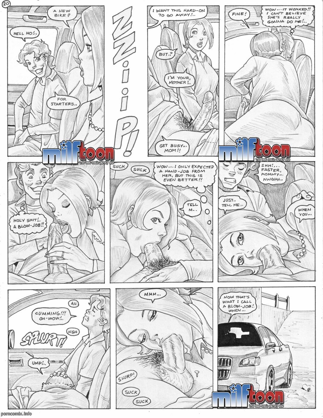 Milftoon - Family, Mom Son Incest page 21