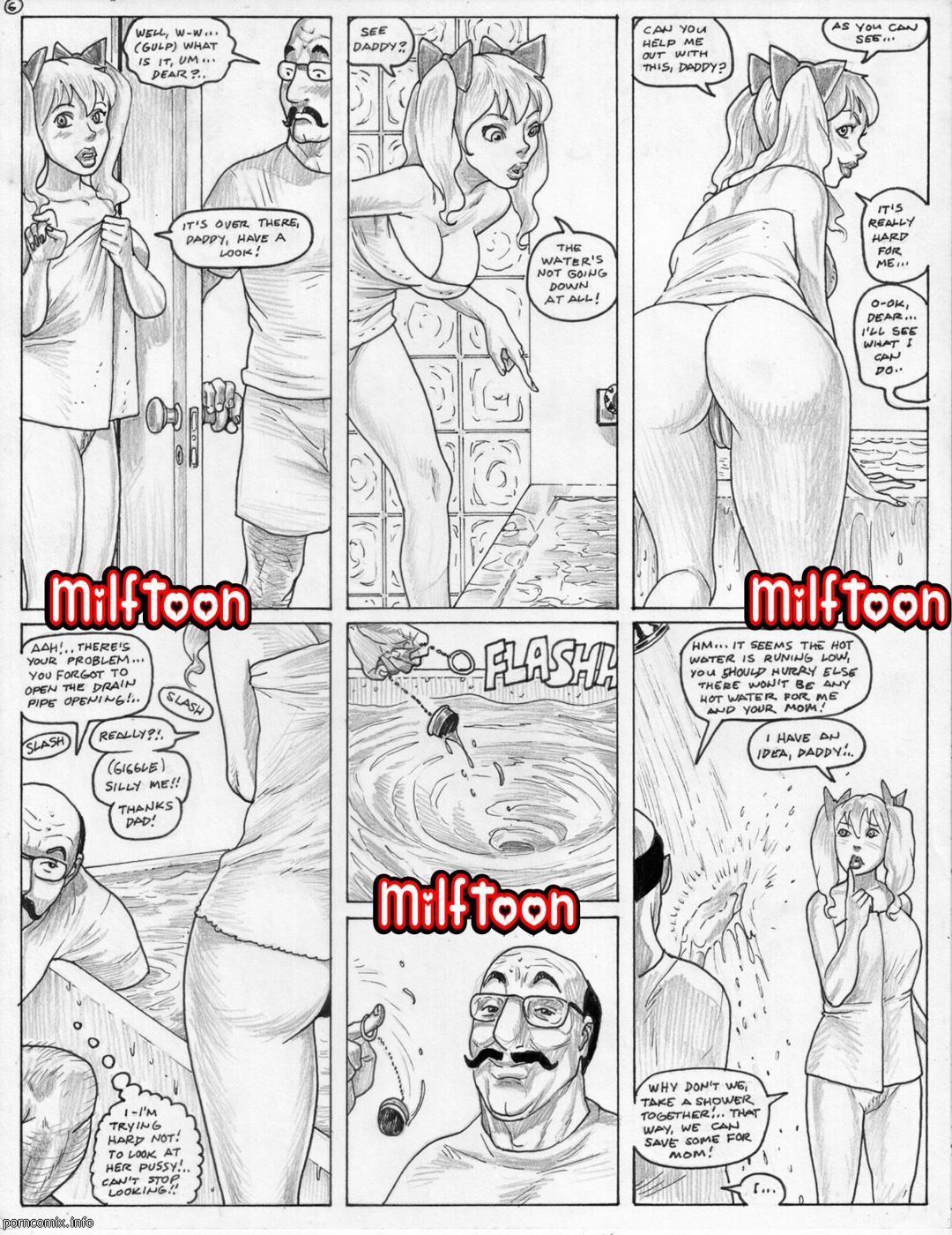 Milftoon - Family, Mom Son Incest page 7