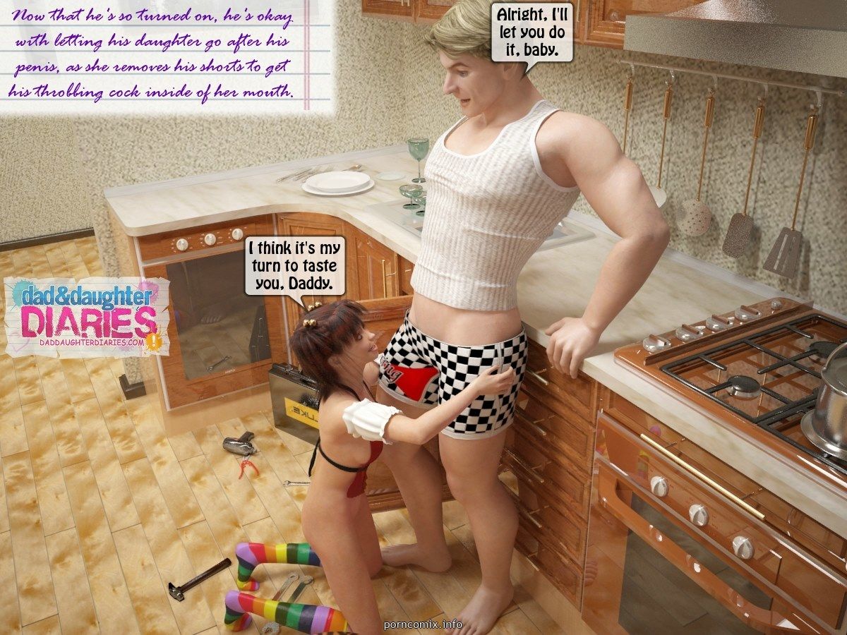 Dad + Daughter Diaries - 04, 3D Incest page 21