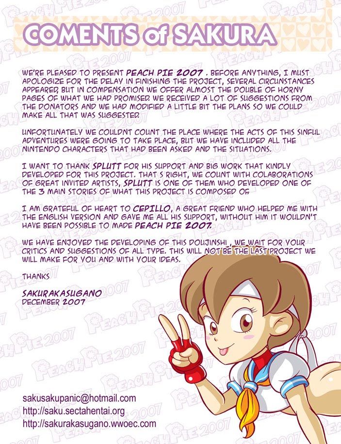 Peach Pie 2007 - The Summer, Mario page 2